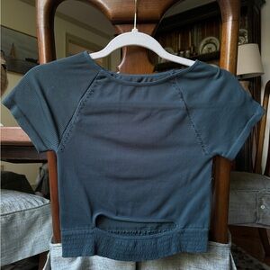 Free people cut it out short sleeve in rainforest